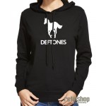 Dámska mikina s kapucňou Deftones logo