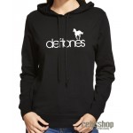Dámska mikina s kapucňou Deftones/ white pony