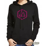 Dámska mikina s kapucňou Linkin Park/ Chester Bennington logo